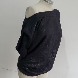 Custo Line Oversized Black Top